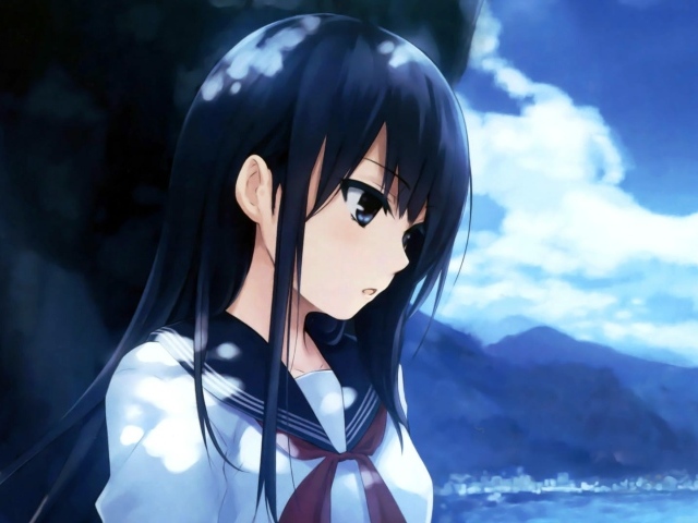 Черноволосая девушка от автора Coffee-Kizoku