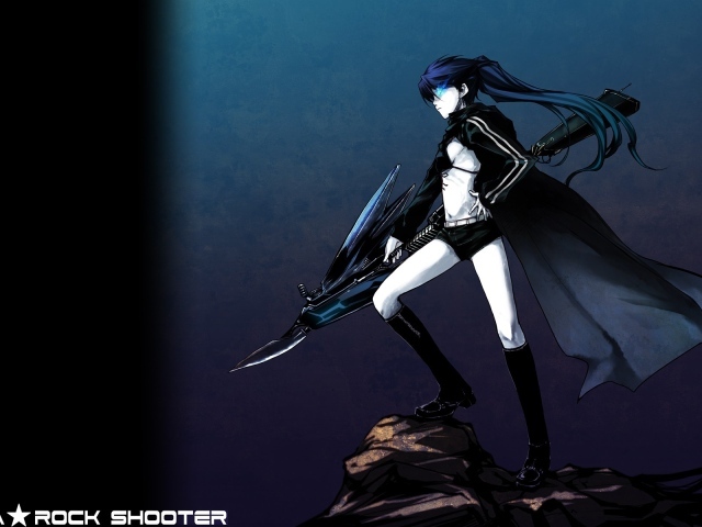 Герой аниме Стрелок с Черной скалы