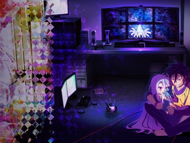 Двое в комнате, аниме Игра на выживание