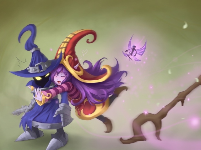 Вейгар и Лулу в аниме Лига легенд