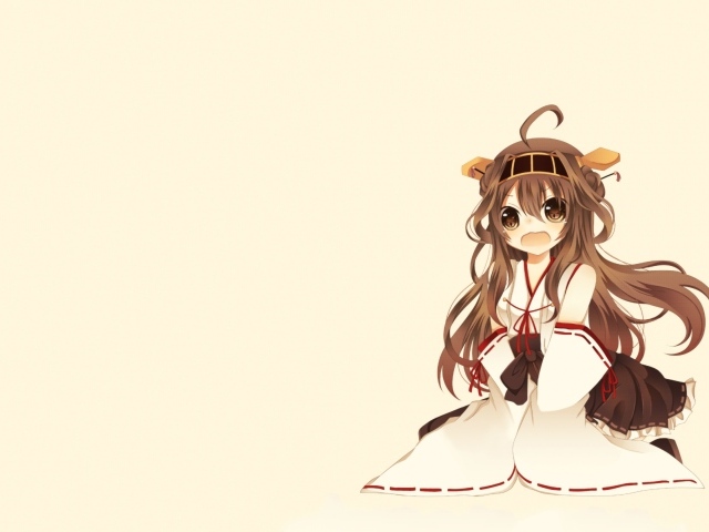 Злая девушка, аниме Kongou
