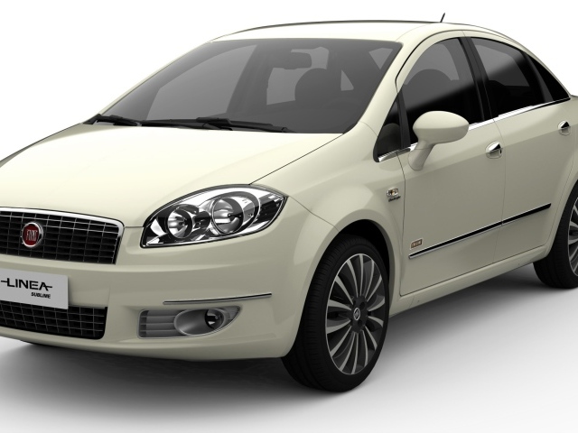 Новый белый Фиат Линеа