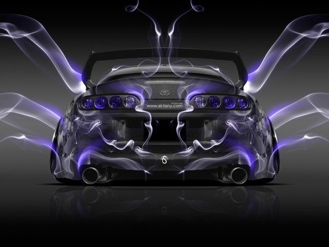 Голубая энергия Toyota Supra