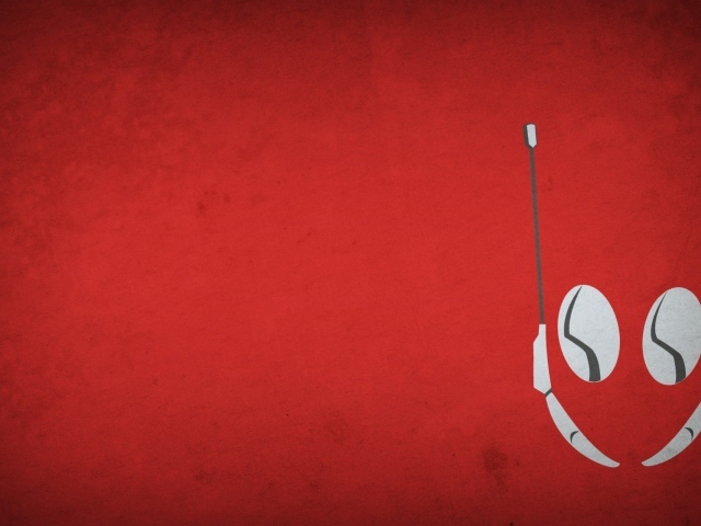 Муравей Ant-Man, красный фон