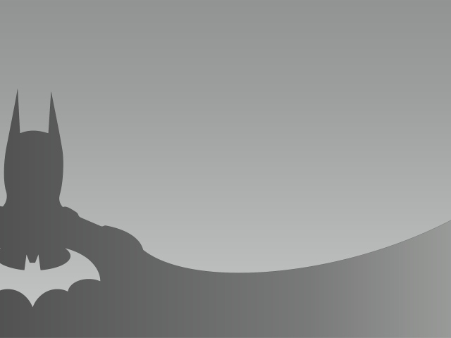 Летучая мышь и Бетман, серый фон
