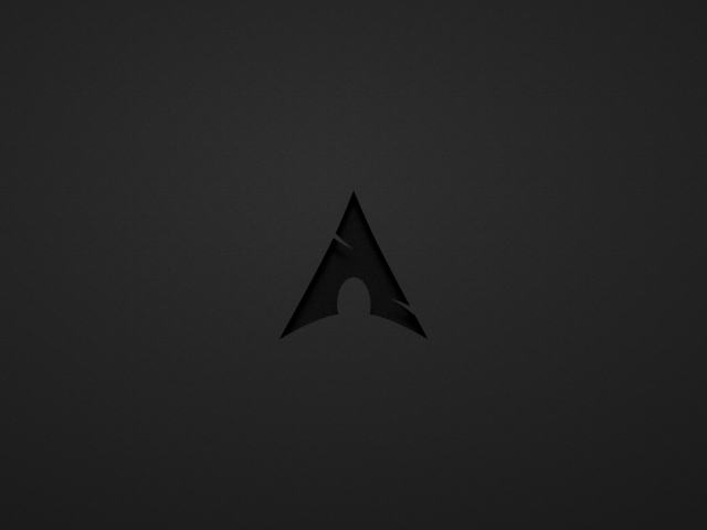 Черный символ на сером фоне