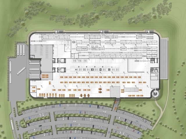 Рабочий чертеж фабрики