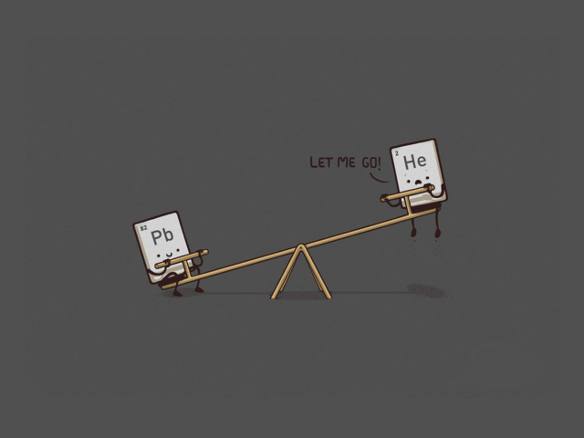 Химические элементы, серый фон