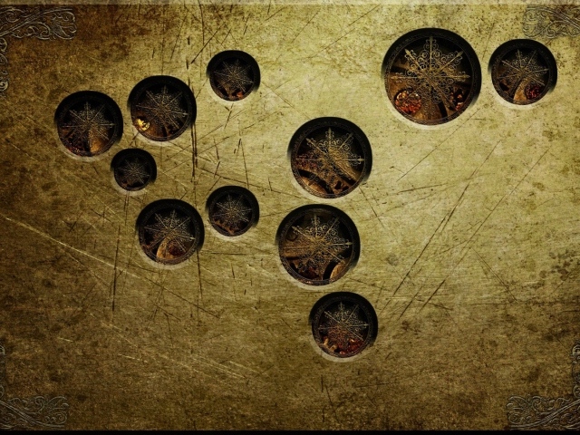 Декоративная плита из металла