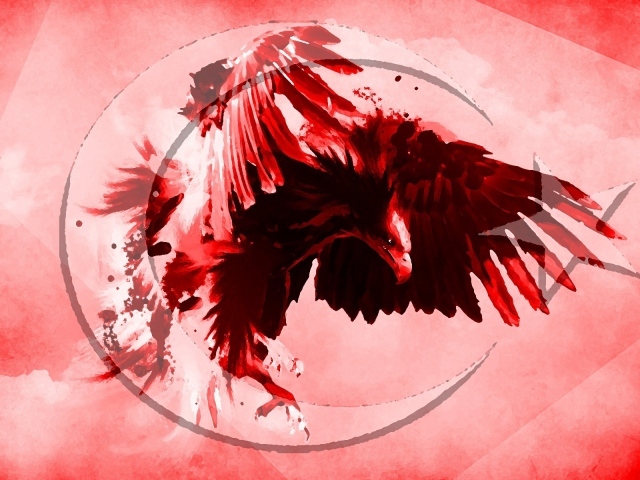 Орел, турецкий флаг
