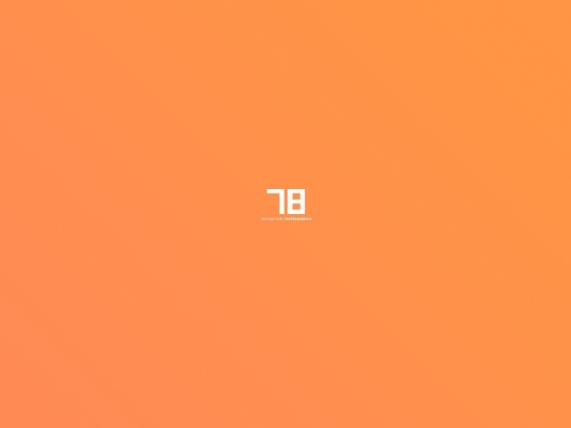 Цифры, оранжевый фон