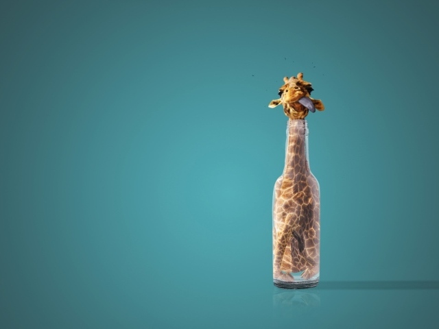 Жираф в бутылке