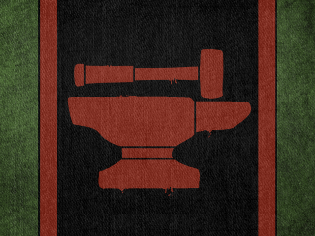 Молот и наковальня, фон