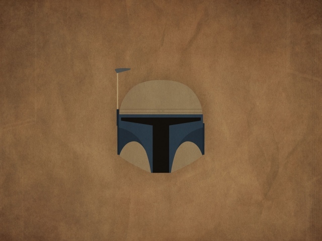 Джанго Фет Звездные войны, коричневый фон