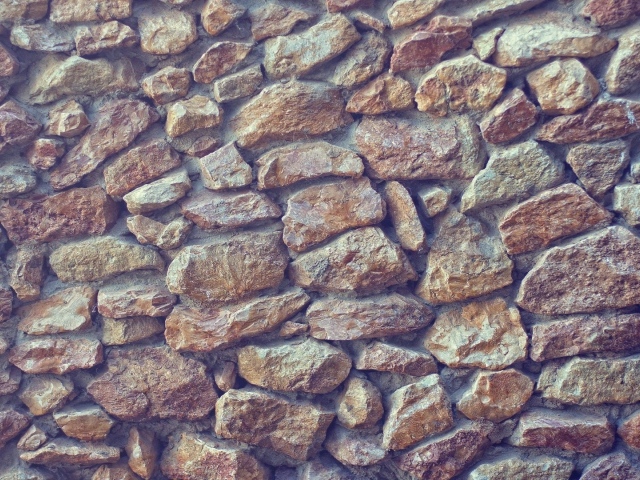 Кладка из дикого камня и бетона, фон