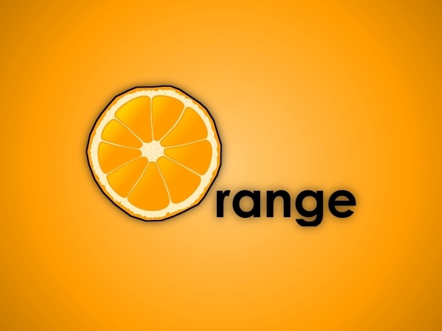 Апельсиновый оранжевый фон
