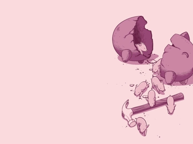 Копилка с поросятами