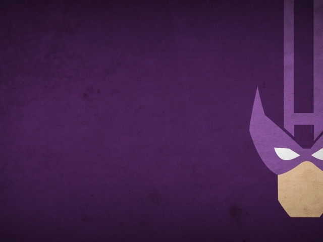 Фиолетовый фон, персонаж комикса Hawkeye