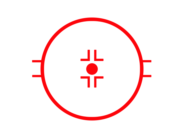 Красная мишень на белом фоне