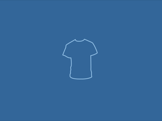 Футболка, голубой фон