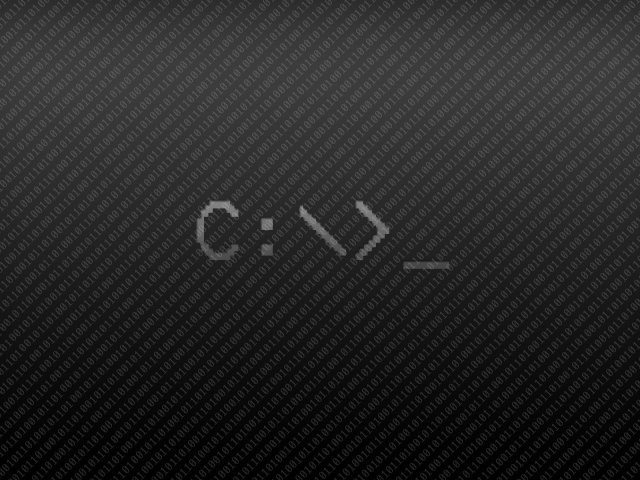 Бинарный код на черном фоне