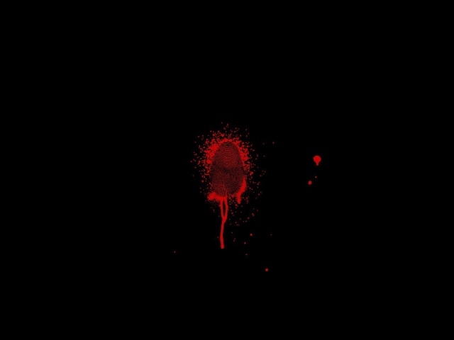 Отпечаток в капле крови