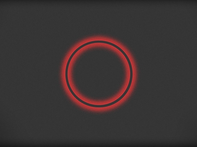 Красный круг на сером фоне