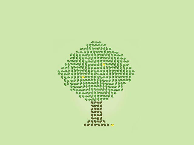 Дерево оптическая иллюзия