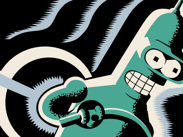 Бендер под действием электричества, Футурама