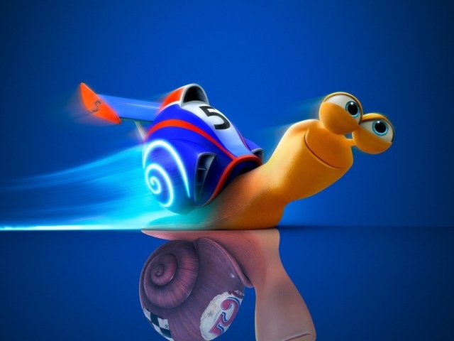 Быстрая улитка из мультфильма