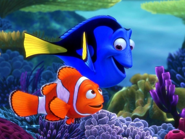 Две рыбки из мультфильма В поисках Немо