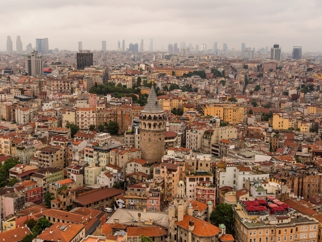 Галатская башня в Стамбуле, Турция