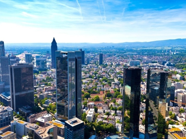 Панорама города Франкфурт