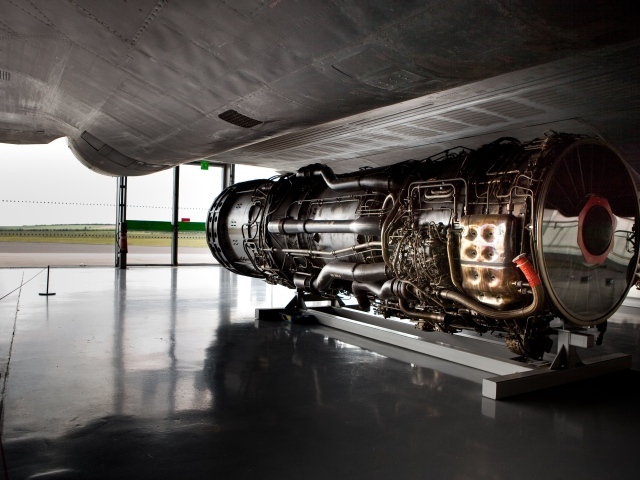 Авиационный двигатель самолета SR-71 Blackbird