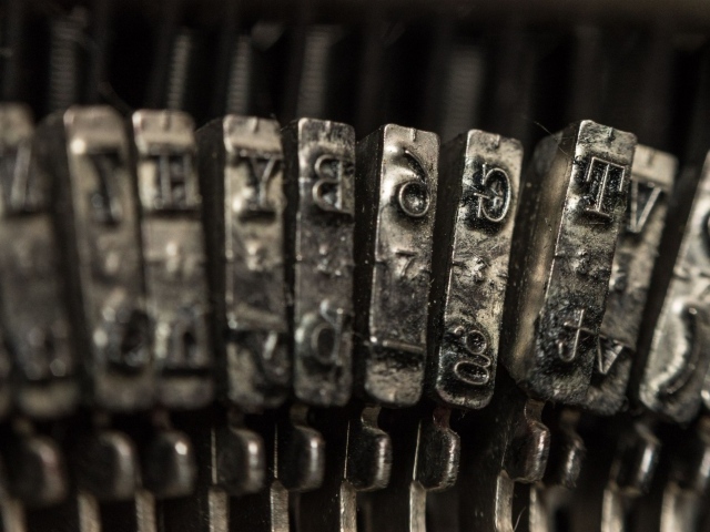 Печатающие головки механической машинки