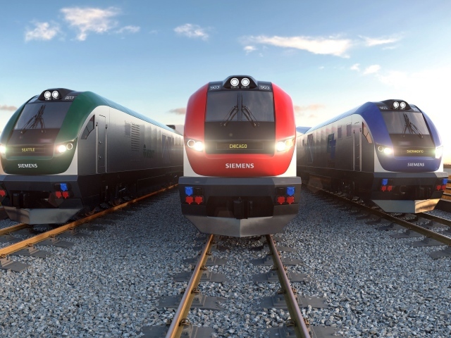 Три скоростных поезда Siemens Charger