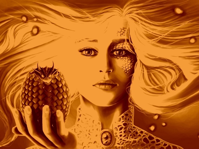 Дейенерис Таргариен с зародышем дракона