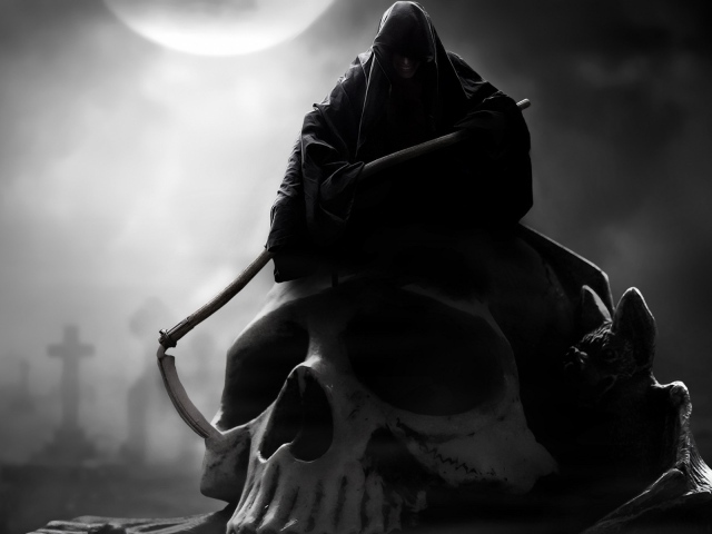 Смерть на большом черепе