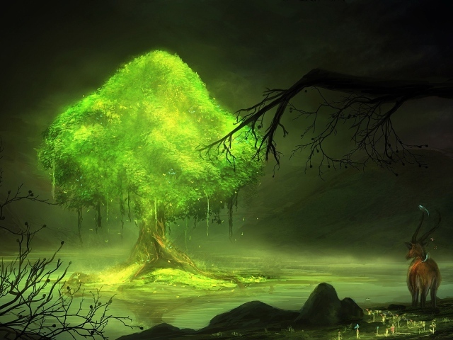 Олень в сердце леса