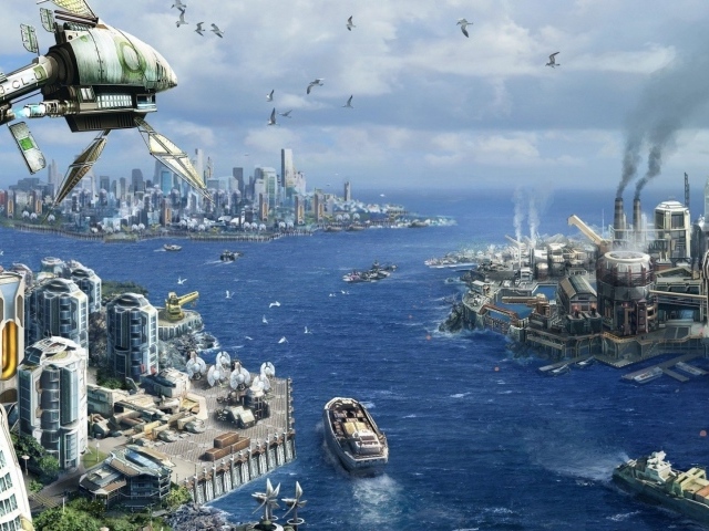 Заводы в городе будущего