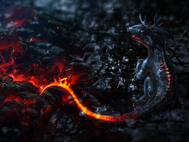 Огненный зверек выбрался из ада