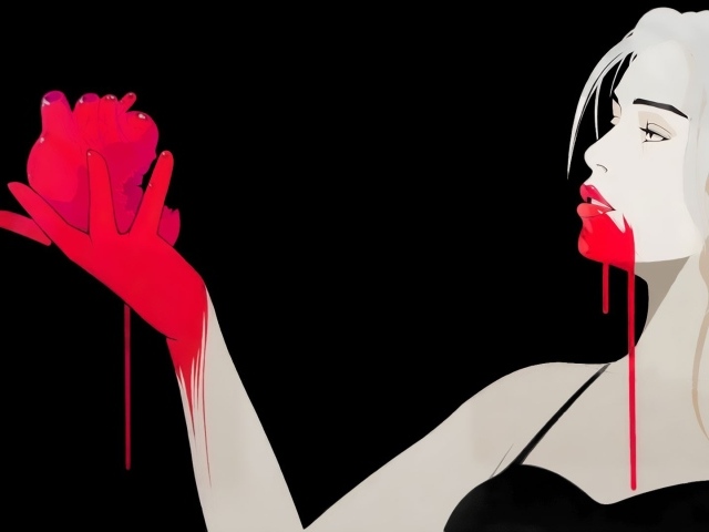 Сердце в руке вампирши