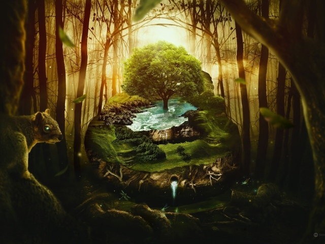 Затерянный мир в джунглях