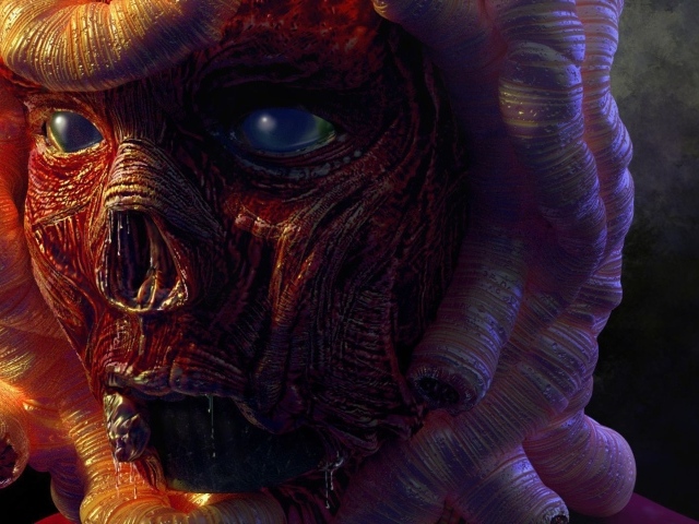 Лицо Медузы из мифов