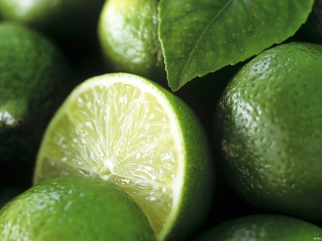 Листик на лаймах