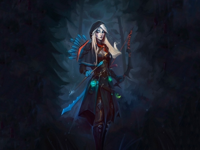 Лучница в игре Dota 2