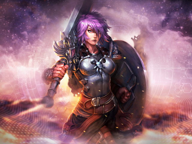 Беллона с мечом в игре Smite