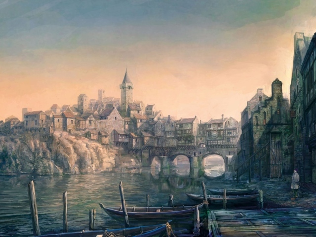 Город в игре The Witcher 3 Wild Hunt