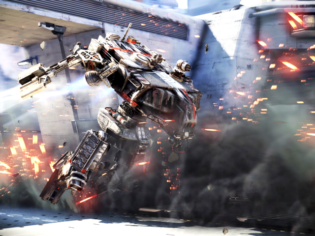 Бой в игре Hawken