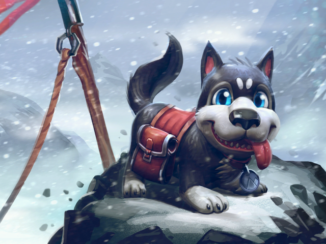 Собака из игры Dota 2